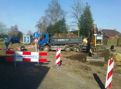 Emaille uithangbord gevonden