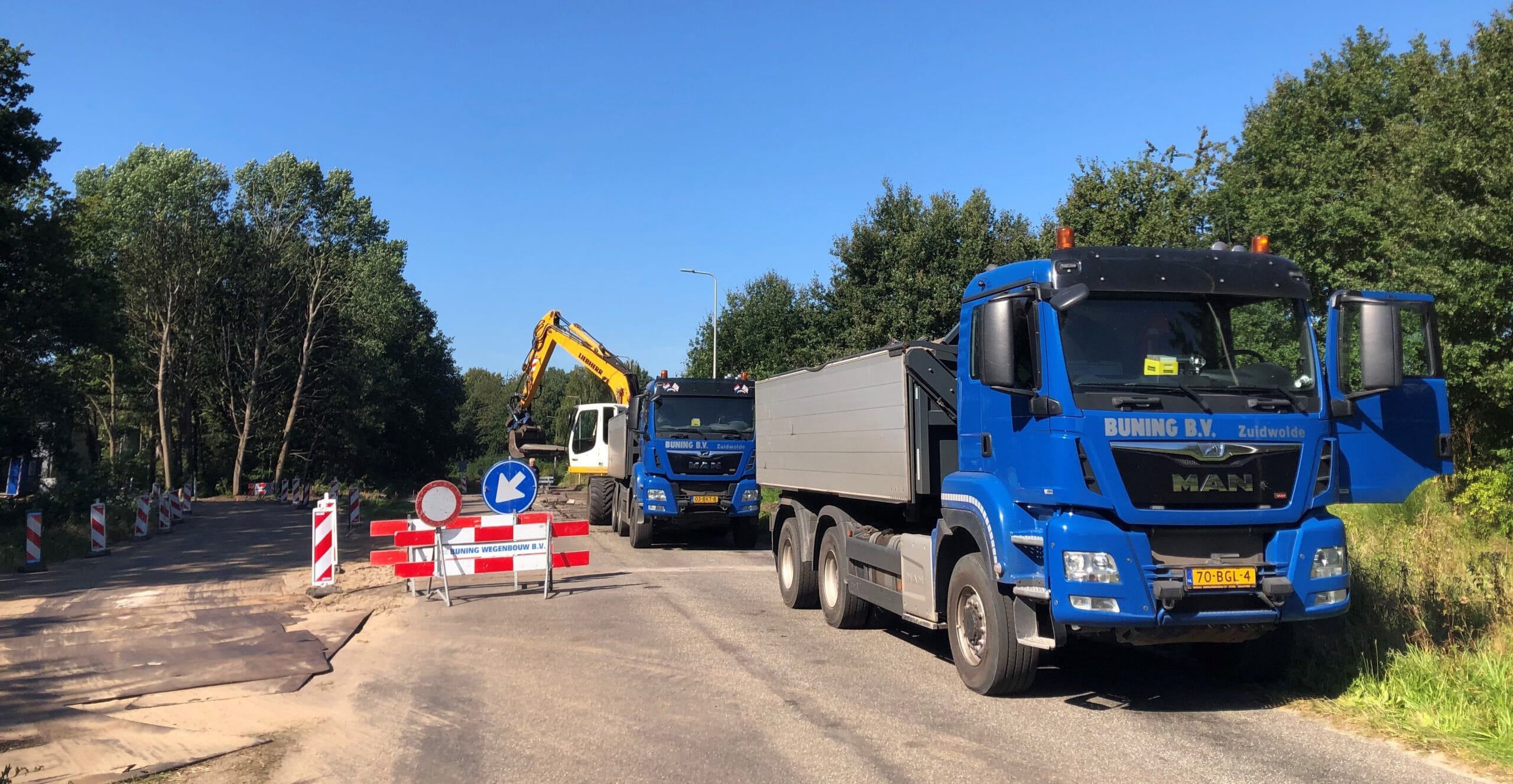Slagendijk Zuidwolde reconstructie kruising