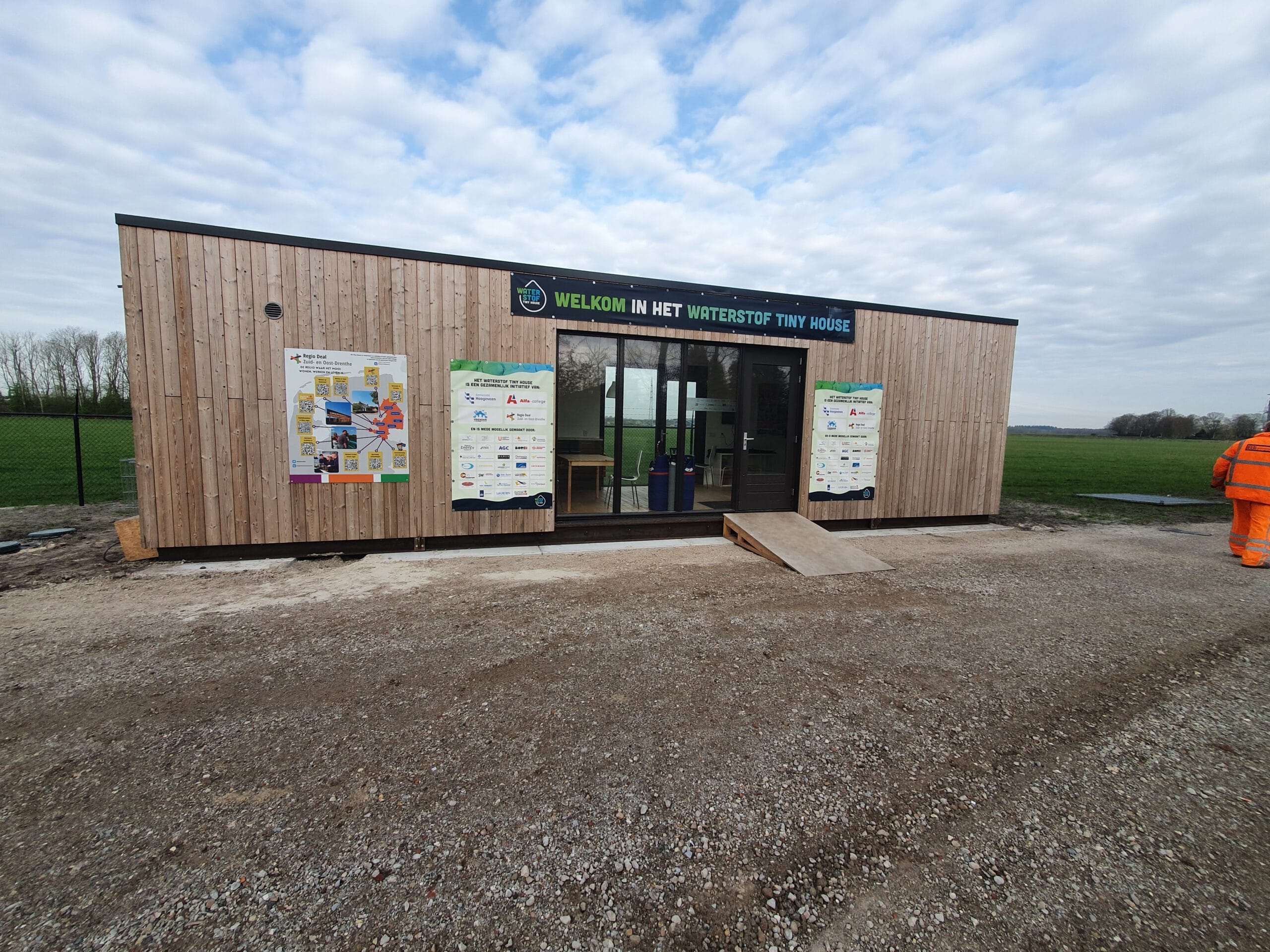 Aanleg locatie Waterstof Tiny House