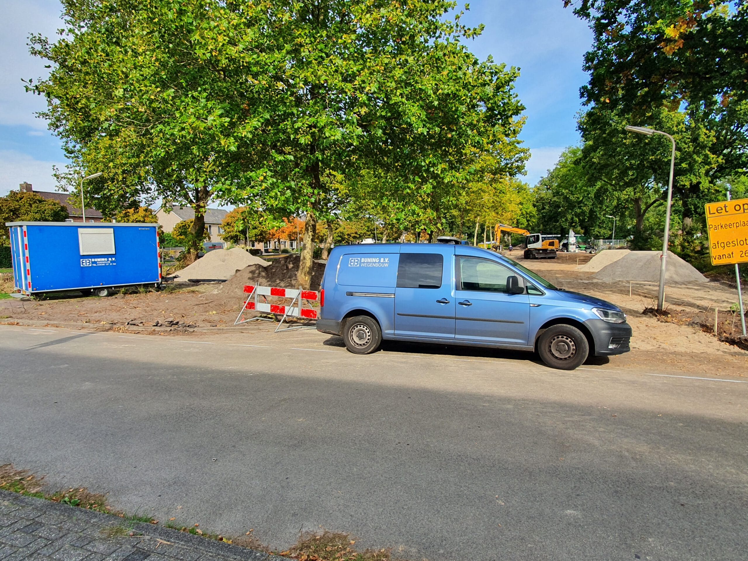 Reconstructie parkeerplaats Sportlaan Hoogeveen