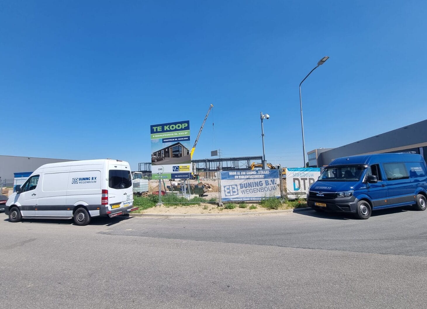 Aanleg terrein bedrijfspand Zutphen